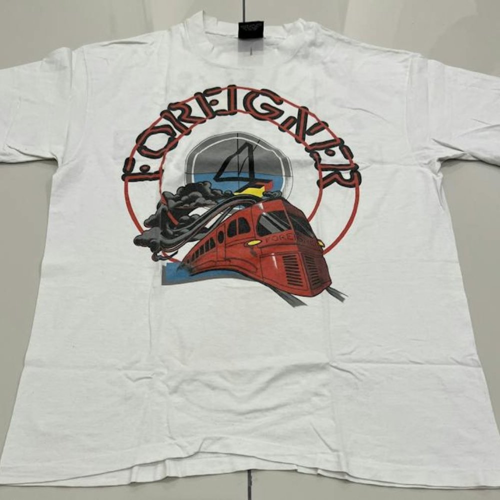 Vintage Foreigner World Tour Concert T-shirttffs243
